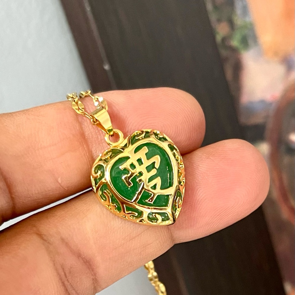New-Jade Necklace-Lucky Jade Pendant Necklace For Men/women-Green Jade Necklaces